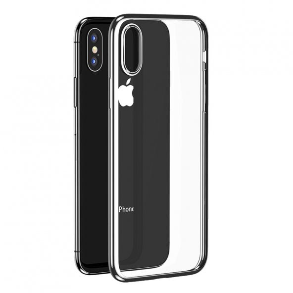 Teleplus Benks iPhone X Kılıf Electroplating Tpu Lazer Silikon  + Nano Ekran Koruyucu - 9