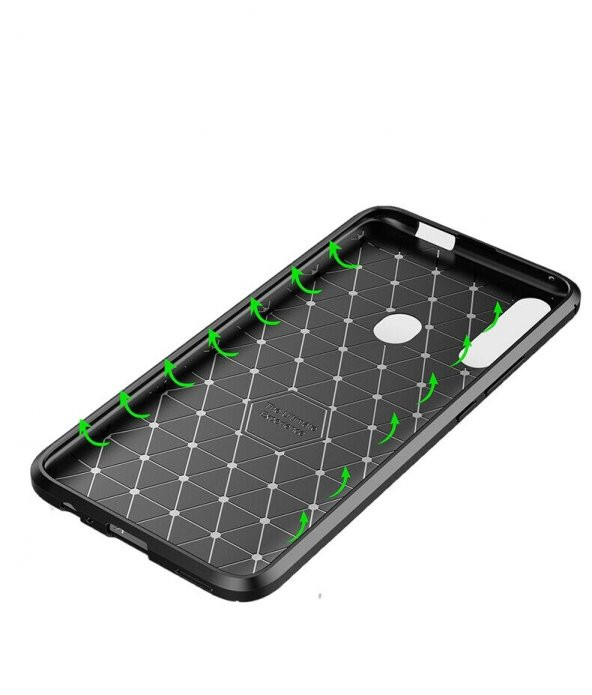 Teleplus Huawei P Smart Z Kılıf Negro Karbon Desenli Silikon - 6