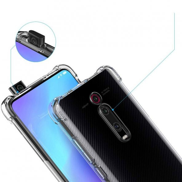Teleplus Xiaomi Mi9T Kılıf Darbe Korumalı Silikon - 3