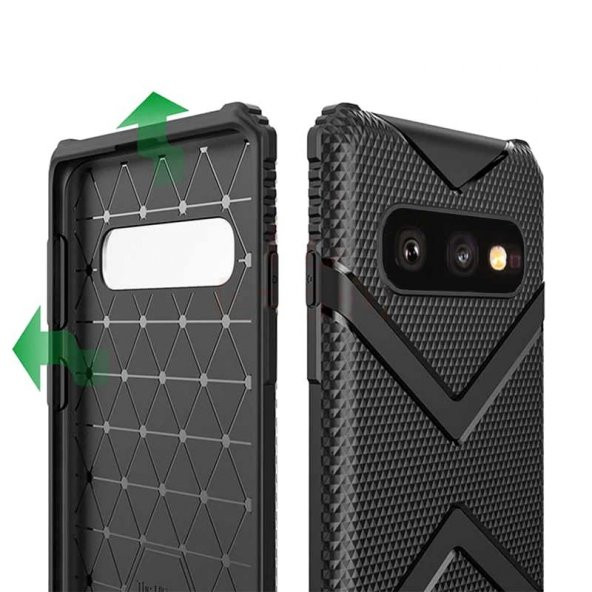 Teleplus Samsung Galaxy S10 Kılıf Defence Darbe Korumalı Tank - 8