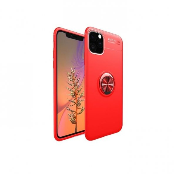 Teleplus iPhone 11 Pro Kılıf Ravel Yüzüklü Silikon  + Nano Ekran Koruyucu - 7