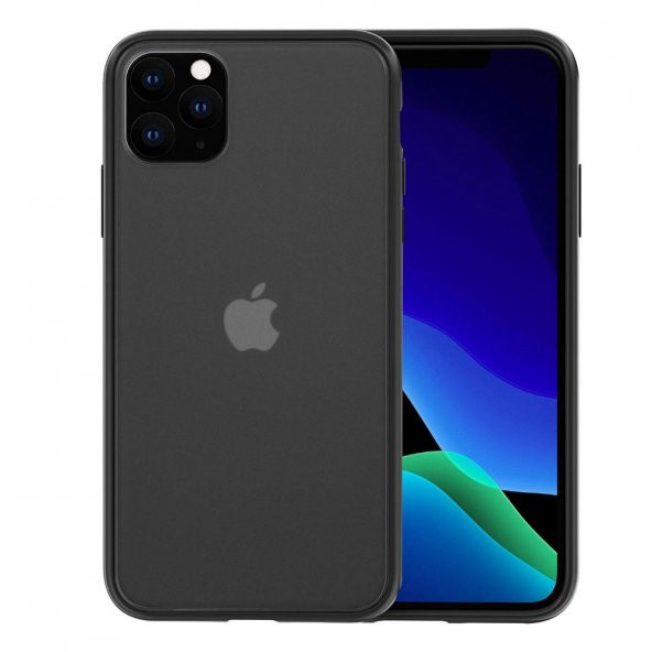 Teleplus iPhone 11 Pro Max Kılıf Ultra Koruma Sert Silikon  + Nano Ekran Koruyucu - 1