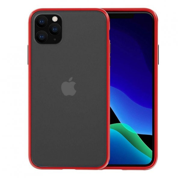 Teleplus iPhone 11 Pro Max Kılıf Ultra Koruma Sert Silikon  + Nano Ekran Koruyucu - 5