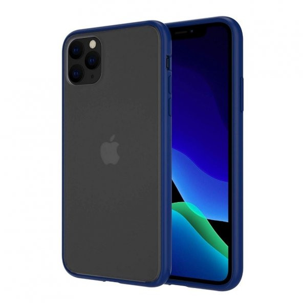 Teleplus iPhone 11 Pro Max Kılıf Ultra Koruma Sert Silikon  + Nano Ekran Koruyucu - 9