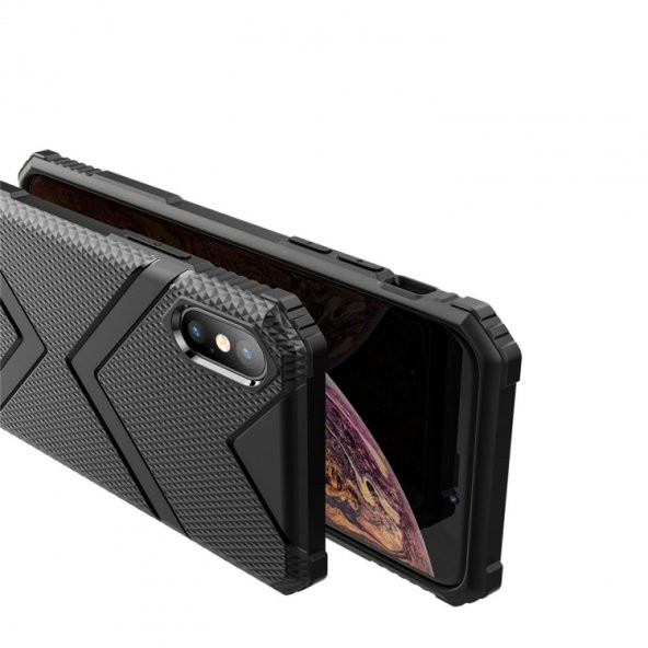 Teleplus iPhone X Kılıf Defence Darbe Korumalı Silikon  + Nano Ekran Koruyucu - 8