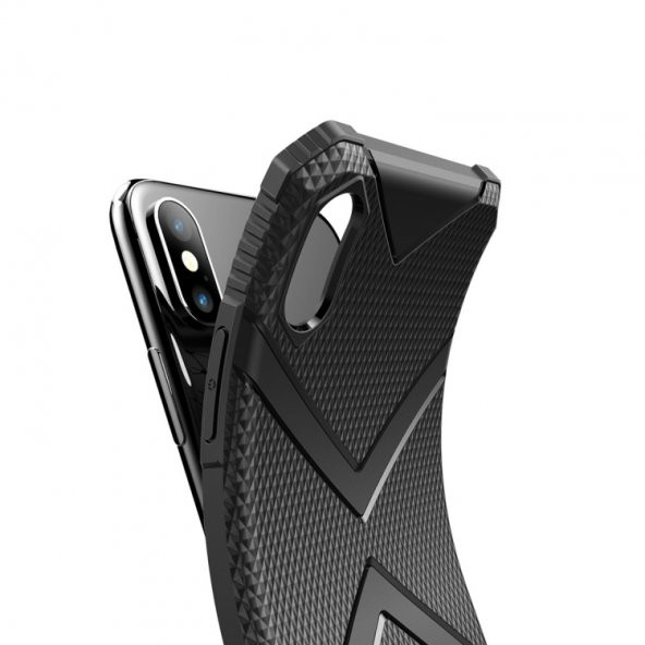 Teleplus iPhone X Kılıf Defence Darbe Korumalı Silikon  + Nano Ekran Koruyucu - 12
