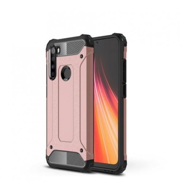 Teleplus Xiaomi Redmi Note 8 Çift Katmanlı Tank Kapak Kılıf  + Nano Ekran Koruyucu - 5