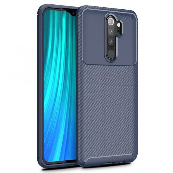 Teleplus Xiaomi Redmi Note 8 Pro Kılıf Negro Karbon Silikon  + Nano Ekran Koruyucu - 9
