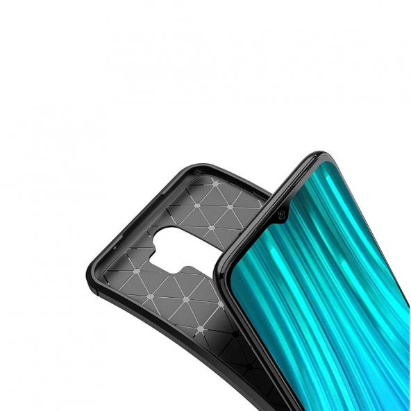 Teleplus Xiaomi Redmi Note 8 Pro Kılıf Negro Karbon Silikon  + Nano Ekran Koruyucu - 10