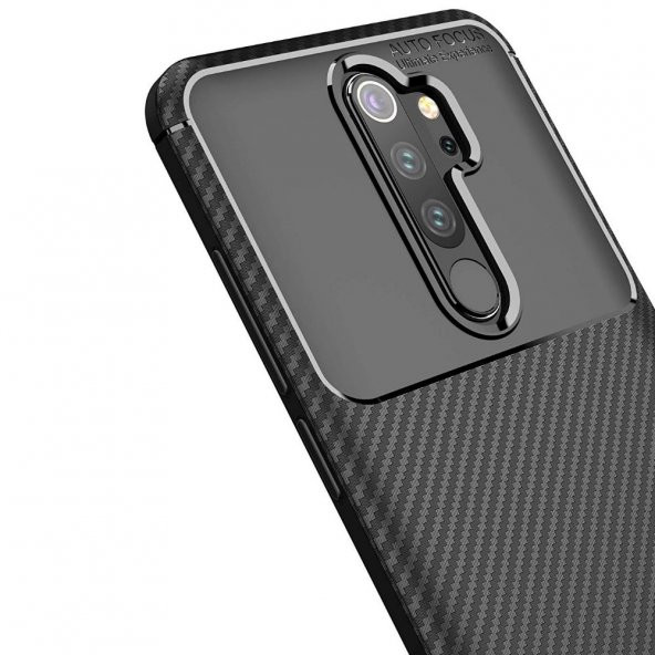Teleplus Xiaomi Redmi Note 8 Pro Kılıf Negro Karbon Silikon  + Nano Ekran Koruyucu - 11