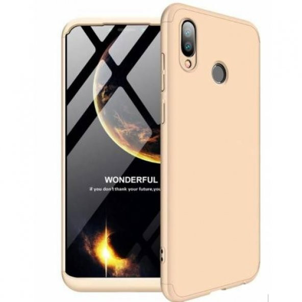 Teleplus Honor 10 Lite 360 Full Korumalı Ays zore Sert Kılıf  + Nano Ekran Koruyucu - 3