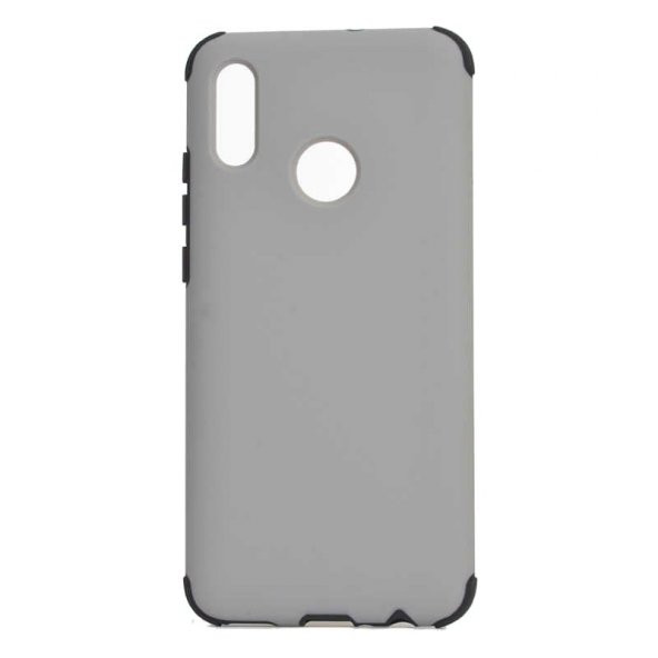 Teleplus Honor 10 Lite Renkli Darbe Koruma Silikon Kılıf  + Nano Ekran Koruyucu