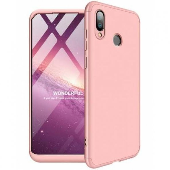 Teleplus Honor 10 Lite 360 Full Korumalı Ays zore Sert Kılıf  + Nano Ekran Koruyucu - 5