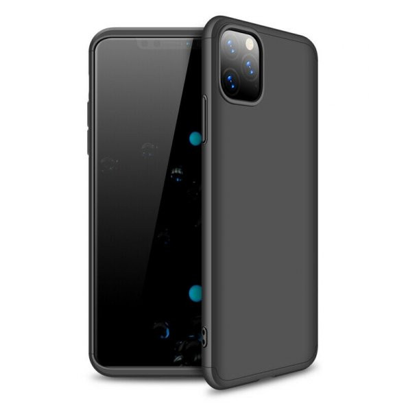 Teleplus iPhone 11 Pro Max Kılıf 360 Ays zore Sert Kapak  + Nano Ekran Koruyucu