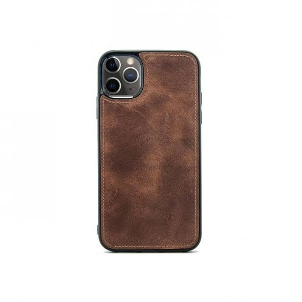 Teleplus iPhone 11 Pro Kılıf Mıknatıslı Deri Silikon - 3