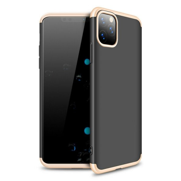 Teleplus iPhone 11 Pro Max Kılıf 360 Ays zore Sert Kapak  + Nano Ekran Koruyucu - 3