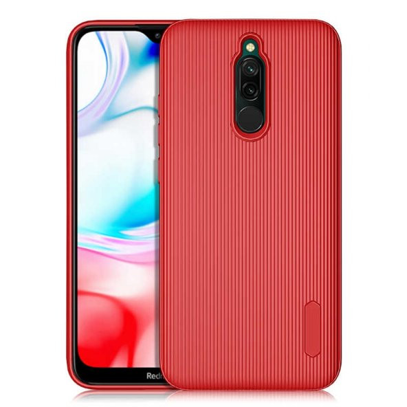Teleplus Xiaomi Redmi 8 Kılıf Tio Line Silikon  + Nano Ekran Koruyucu - 3