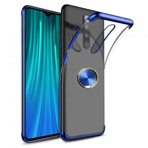 Teleplus Xiaomi Redmi 8 Kılıf Lüks Lazer Yüzüklü Silikon - 4