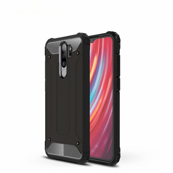 Teleplus Oppo A9 2020 Çift Katmanlı Tank Kapak Kılıf  + Nano Ekran Koruyucu - 1