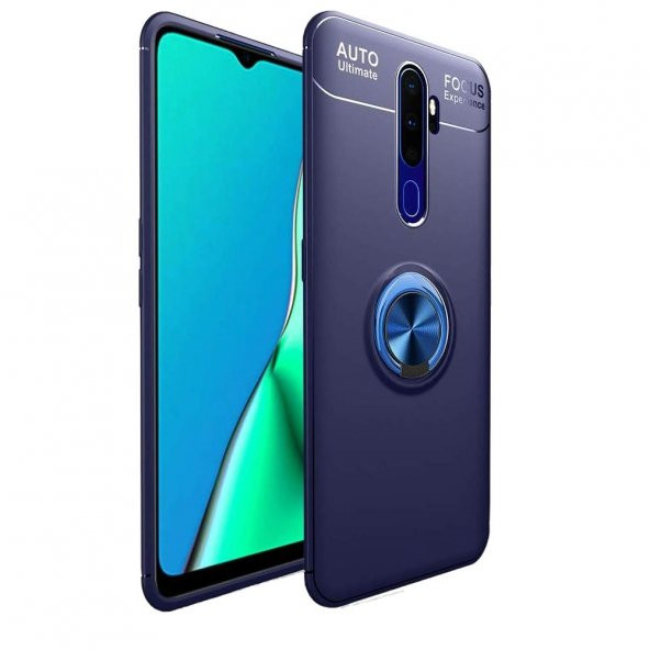 Teleplus Oppo A9 2020 Kılıf Ravel Yüzüklü Standlı Silikon - 6
