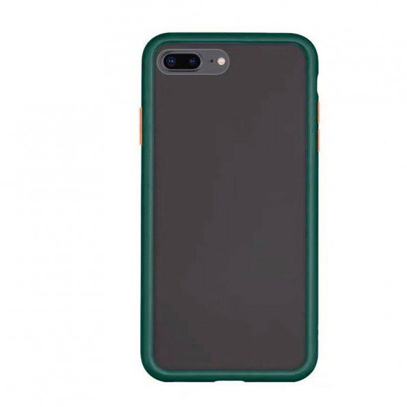 Teleplus iPhone 7 Plus Kılıf Fri Mat Yüzey Defence Silikon  + Nano Ekran Koruyucu - 9