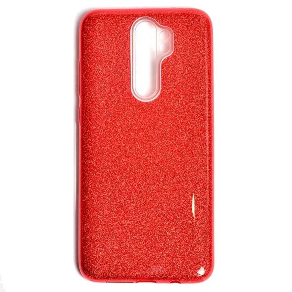 Teleplus Xiaomi Redmi Note 8 Pro Kılıf Simli Silikon  + Nano Ekran Koruyucu - 9