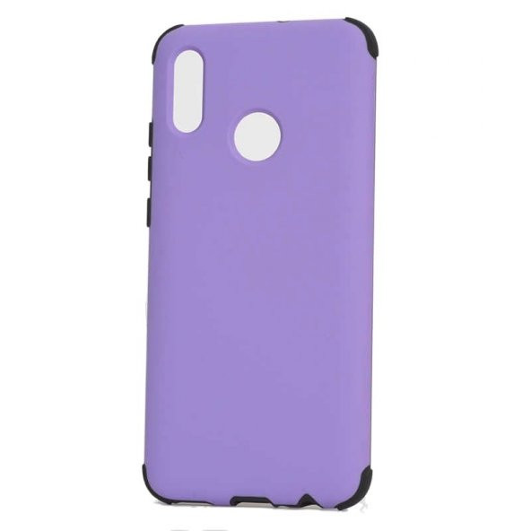 Teleplus Honor 10 Lite Renkli Darbe Koruma Silikon Kılıf  + Nano Ekran Koruyucu - 5