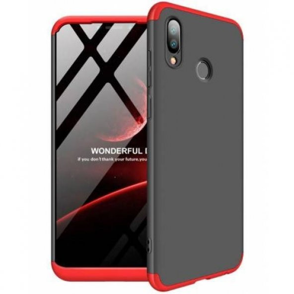 Teleplus Honor 10 Lite 360 Full Korumalı Ays zore Sert Kılıf  + Nano Ekran Koruyucu - 7