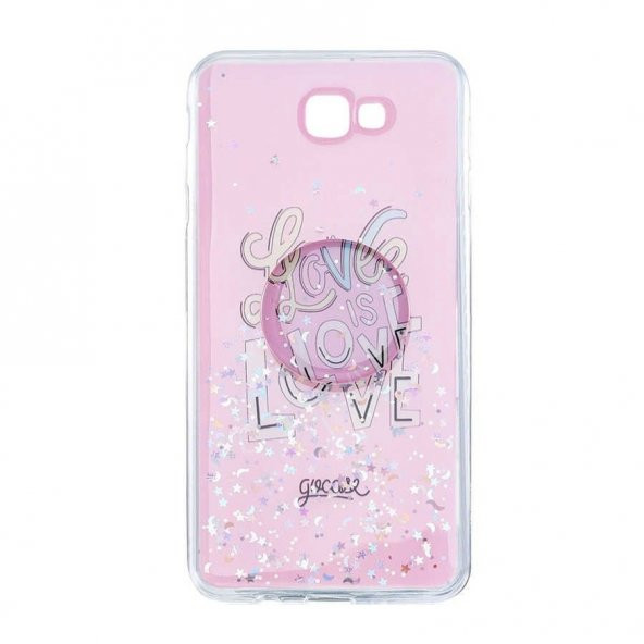 Samsung Galaxy J7 Prime Kılıf Vale Candy Pop Soketli Silikon + Nano Ekran Koruyucu - 2