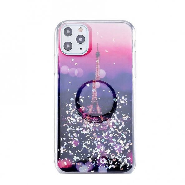 iPhone 11 Kılıf Vale Candy Pop Soketli Silikon + Nano Ekran Koruyucu - 3