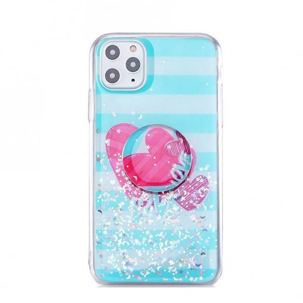 iPhone 11 Kılıf Vale Candy Pop Soketli Silikon + Nano Ekran Koruyucu - 4