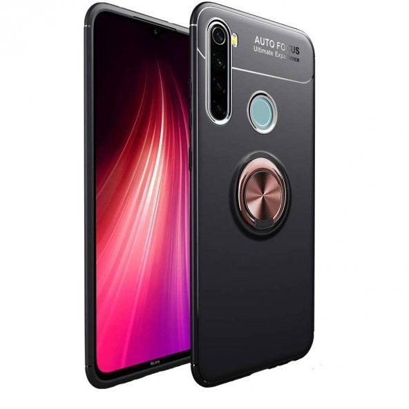 Teleplus Xiaomi Redmi Note 8T Kılıf Ravel Yüzüklü Standlı Silikon - 2