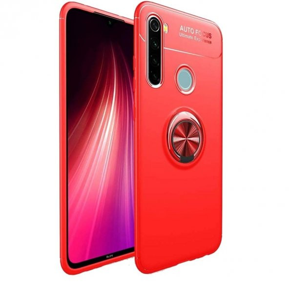 Teleplus Xiaomi Redmi Note 8T Kılıf Ravel Yüzüklü Standlı Silikon - 4