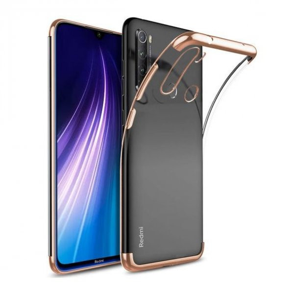Teleplus Xiaomi Redmi Note 8T Kılıf Lüks Lazer Silikon + Nano Ekran Koruyucu - 5