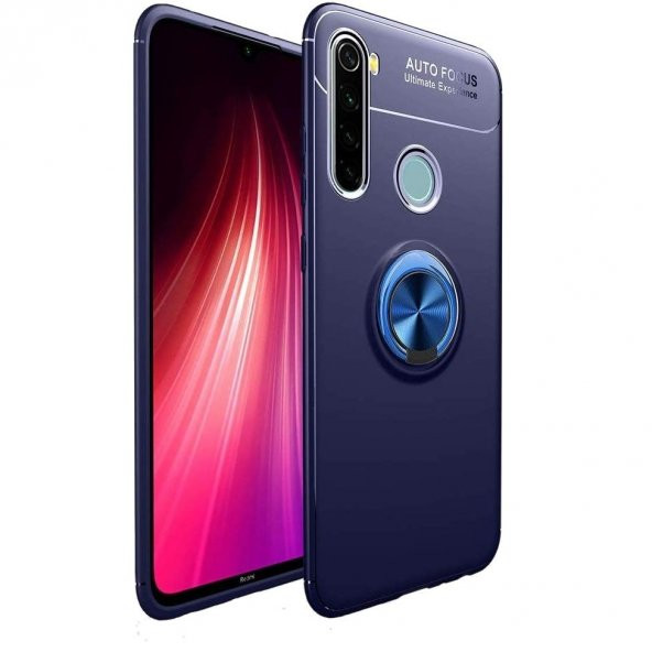 Teleplus Xiaomi Redmi Note 8T Kılıf Ravel Yüzüklü Standlı Silikon - 6