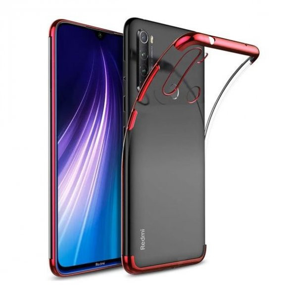 Teleplus Xiaomi Redmi Note 8T Kılıf Lüks Lazer Silikon + Nano Ekran Koruyucu - 7