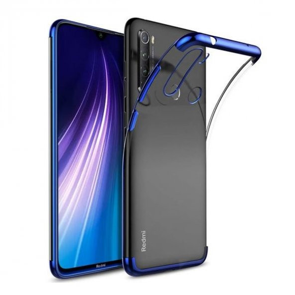 Teleplus Xiaomi Redmi Note 8T Kılıf Lüks Lazer Silikon + Nano Ekran Koruyucu - 11