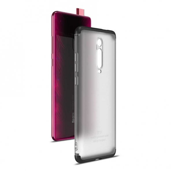 Teleplus Xiaomi Mi9T Kılıf 3-1 Ays zore 360 Buzlu Mat Sert Kapak - 1