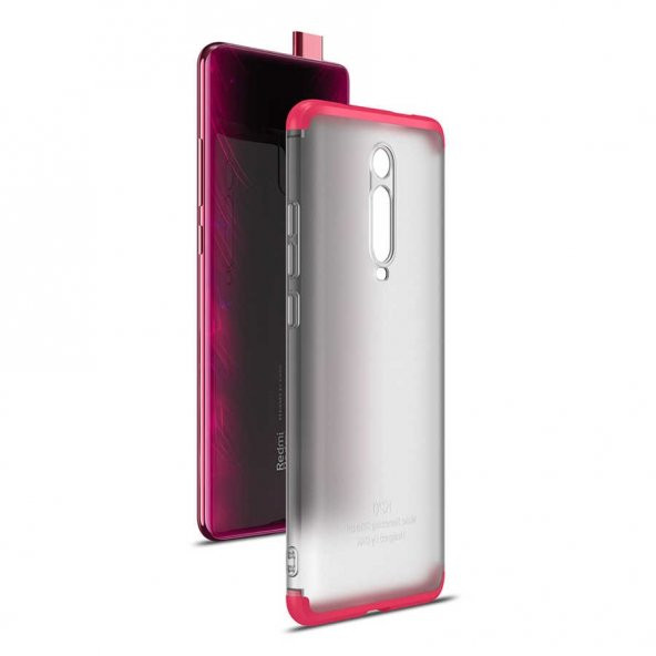 Teleplus Xiaomi Mi9T Kılıf 3-1 Ays zore 360 Buzlu Mat Sert Kapak - 2