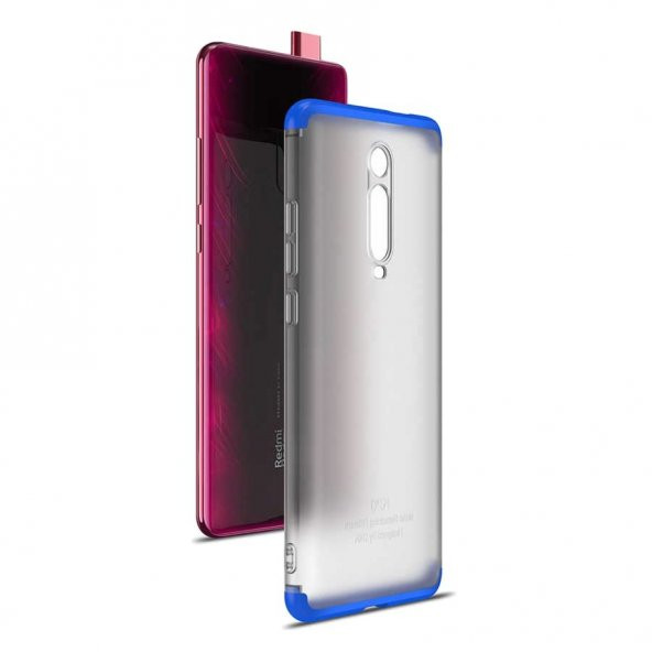 Teleplus Xiaomi Mi9T Kılıf 3-1 Ays zore 360 Buzlu Mat Sert Kapak - 3