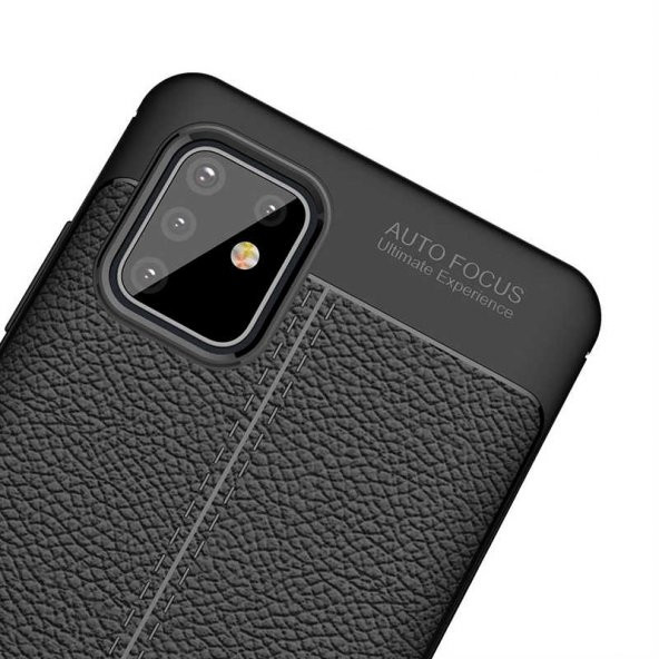 Teleplus Samsung Galaxy S10 Lite Kılıf Deri Dokulu Silikon - 3