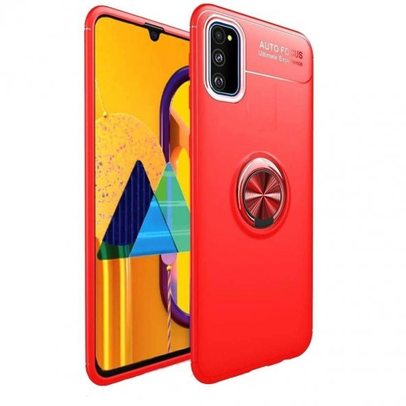 Teleplus Samsung Galaxy A91 Kılıf Ravel Yüzüklü Silikon + Nano Ekran Koruyucu - 7