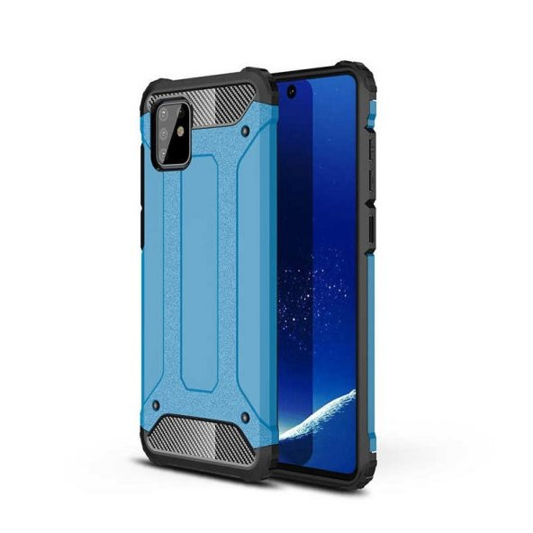 Teleplus Samsung Galaxy S10 Lite Kılıf Armor Tank Kapak  + Tam Kapatan Ekran Koruyucu - 11