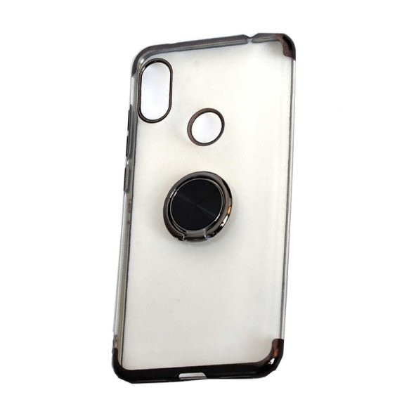 Teleplus Xiaomi Redmi Note 5 Pro Kılıf Lazer Yüzüklü Silikon  + Nano Ekran Koruyucu