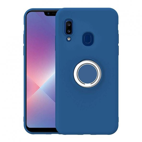 Teleplus Samsung Galaxy A20s Kılıf Lüks Tpu Mat Yüzüklü Silikon - 10