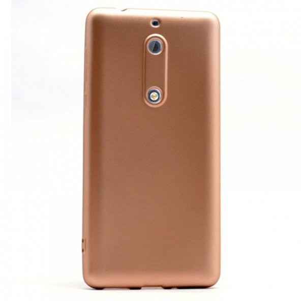Teleplus Nokia 5 Pro Kılıf Mat Silikon  + Nano Ekran Koruyucu - 3