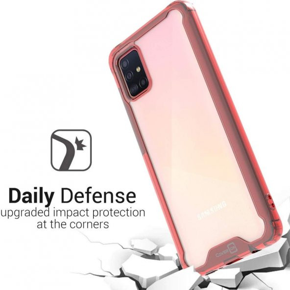 Teleplus Samsung Galaxy A51 Kılıf Renkli Darbe Korumalı Silikon - 4