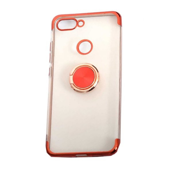 Teleplus Xiaomi Mi 8 Lite Kılıf Lazer Yüzüklü Silikon  + Nano Ekran Koruyucu - 8