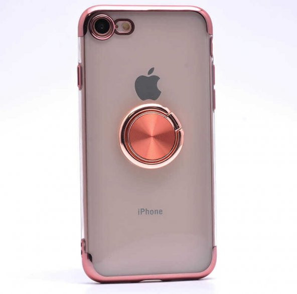 Teleplus iPhone 8 Kılıf Lazer Yuzuklu Silikon  + Nano Ekran Koruyucu - 5