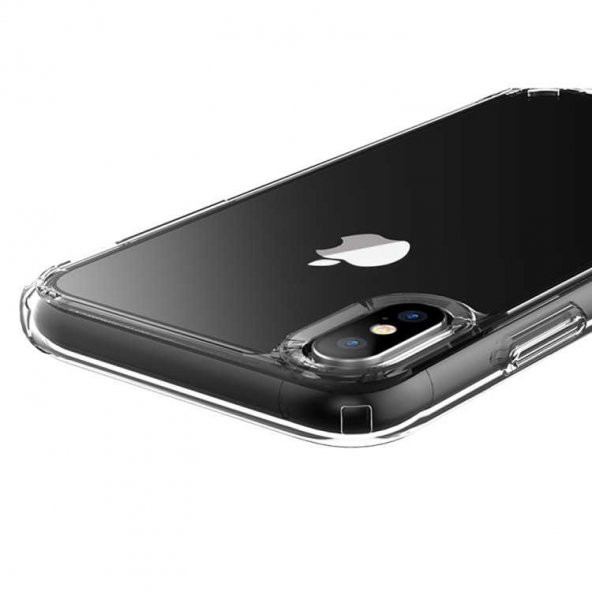 Teleplus iPhone XR Kılıf Coss Sert Hibrit Silikon  + Nano Ekran Koruyucu - 3